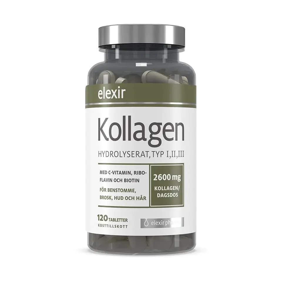 Elexir Collagen Hydrolyzed 2600 mg 120 Tablets